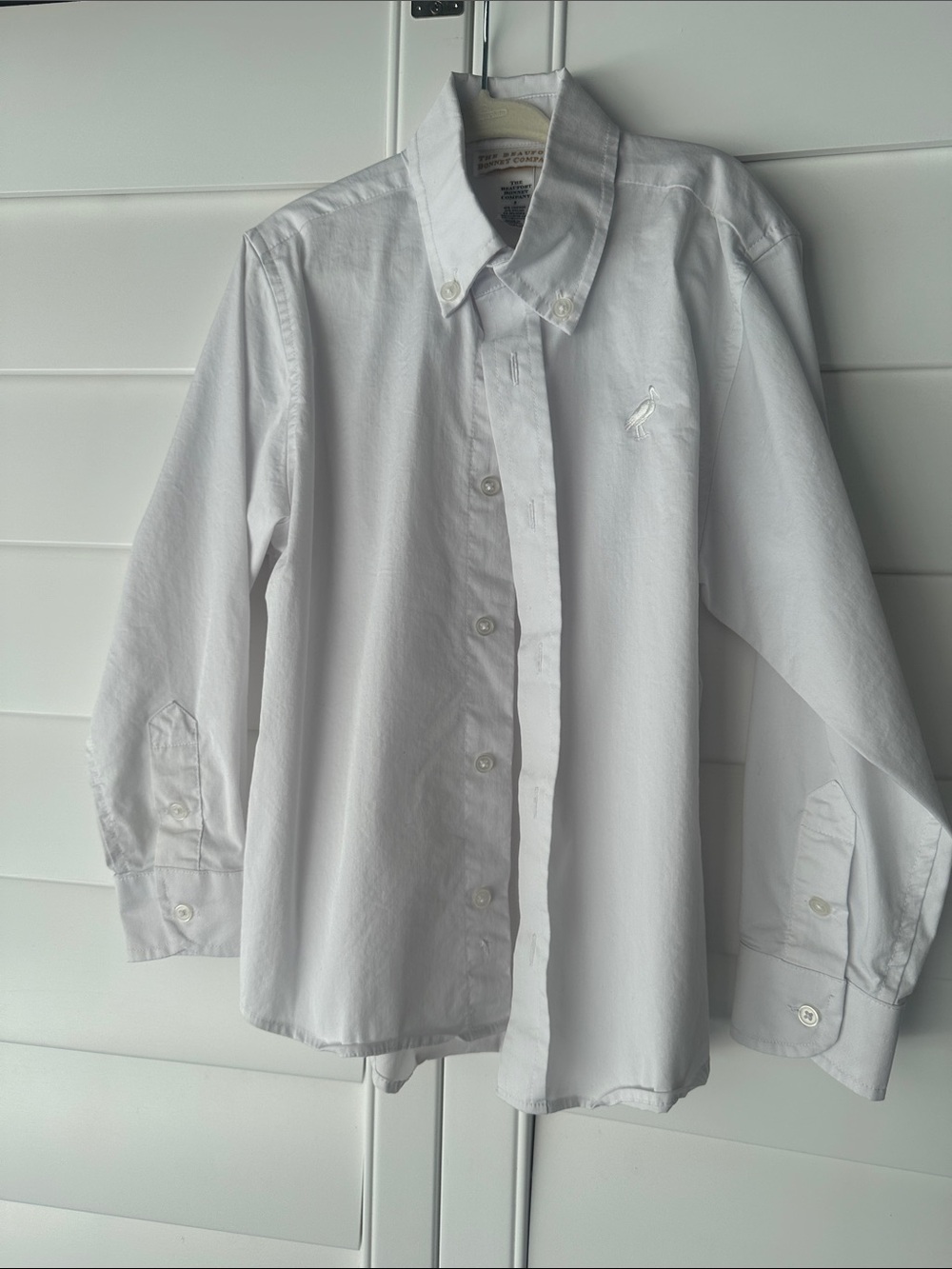 TBBC deans list shirt solid white size 5